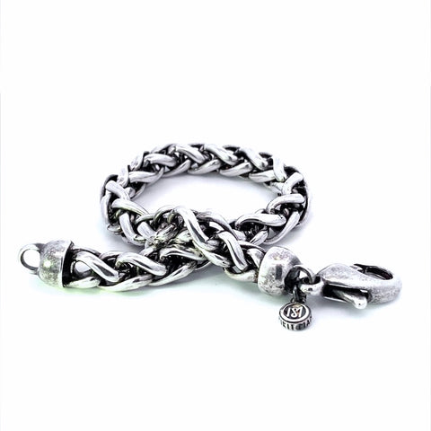 Convergence XL - Black Silver bracelet