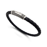 Tribe Woven Leather Cuff