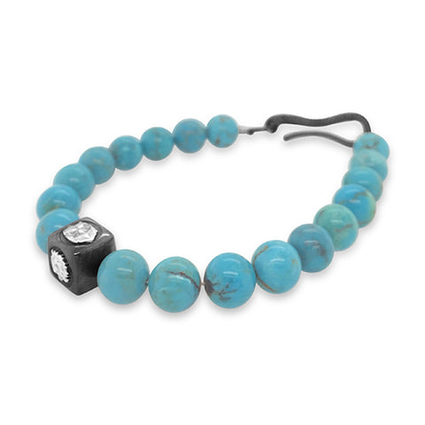 Integrity Bracelet in Turquoise, Silver.