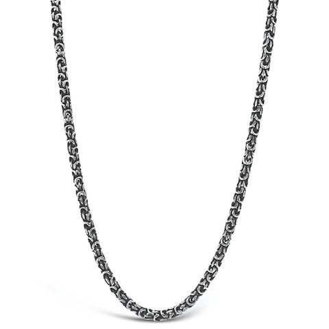 Riddick Black Silver Chain