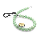 Tree of Life Bracelet Natural Jade Silver, Yellow Gold